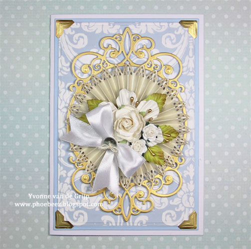 Romantic spring card using Scrapbook Adhesives by 3L products, created by Yvonne van de Grijp