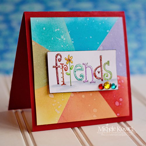 Rainbow Friends with Crafty Foam Tape by Michele Kovack for Scrapbook Adhesives by 3L