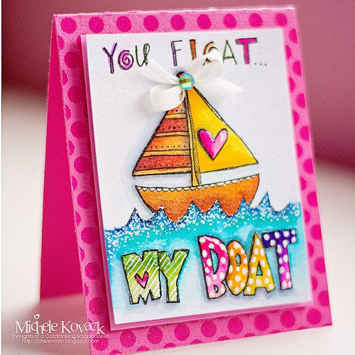 Colorful Dimensional and Glittery Valentine Cards by Michele Kovack for Scrapbook Adhesives by 3L