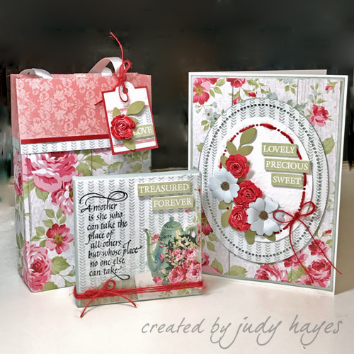 Making a Mother's Gift Ensemble by Judy Hayes for Scrapbook Adhesives by 3L