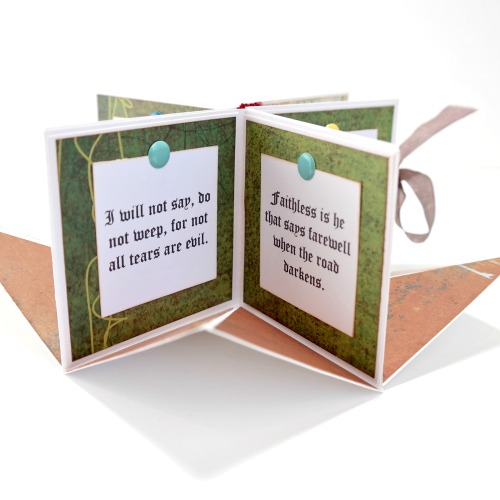 J. R. R. Tolkien Quotes Carousel Card with EZ Runner Grand by Dana Tatar
