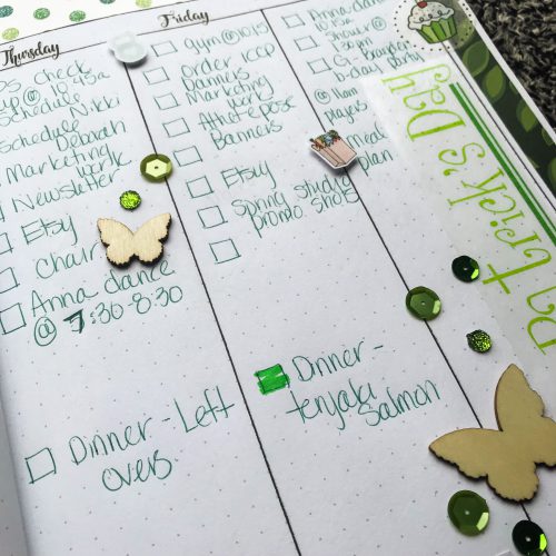 Monochromatic Weekly Bullet Journal Spread by Latrice Murphy for Scrapbook Adhesives by 3L