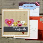 Spring Love Card with 3D Foam Hearts by Yvonne Van de Grijp