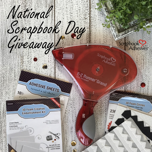 National Scrapbook Day Giveaway on Instagram #NSD18