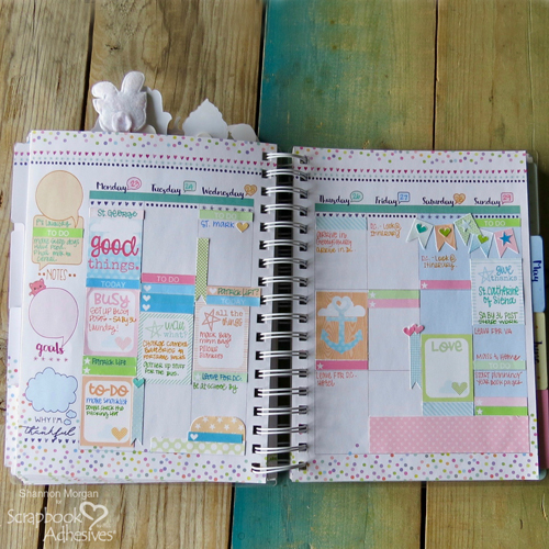 DIY Planner Stickers by Shannon Morgan for Scrapbook Adhesives by 3L