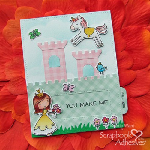 Princess slider card by Valerie Ward