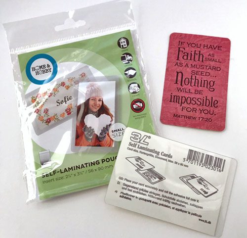 Self-Laminating Pouches - Cards Small - Scrapbook Adhesives by 3L