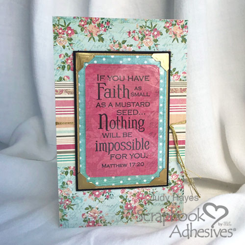 Pocket Inspiration Card with Self-Laminating Pouches by Judy Hayes for Scrapbook Adhesives by 3L