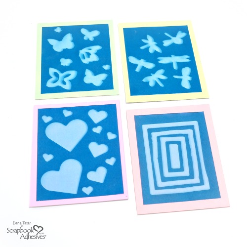 3D Foam Cyanotype Prints with Neon Matting