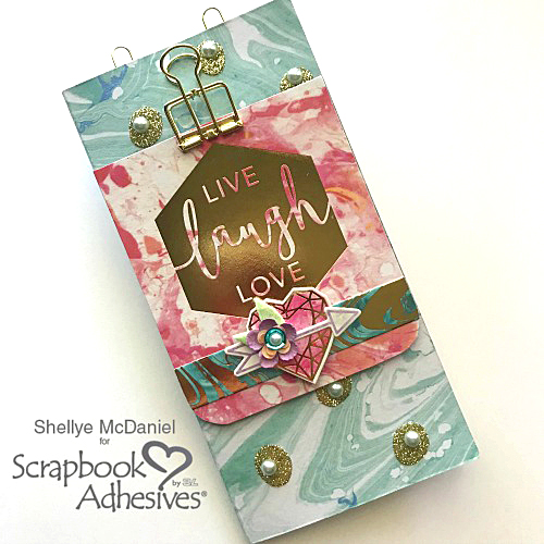 Sparkle with Marbleous Mini Album by Shellye McDaniel for Scrapbook Adhesives by 3L