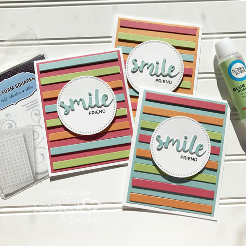 3D Smile Friend Card Set for Scrapbook Adhesives by 3L by Teri Anderson