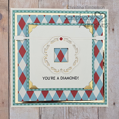 You're a Diamond with Creative Photo Corners by Christine Emberson for Scrapbook Adhesives by 3L