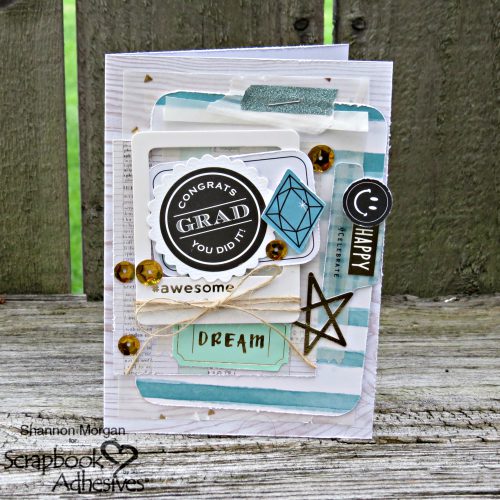 Graduation Card | Step by Step by Shannon Morgan for Scrapbook Adhesives by 3L