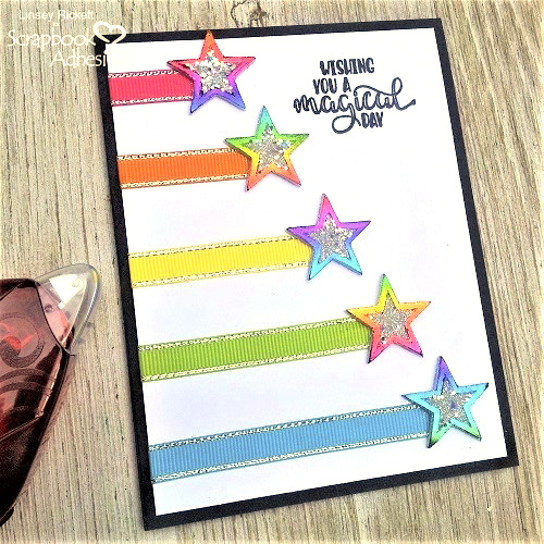 Make Your Cards Sparkle and Shine with 3D Foam Stars by Linsey Rickett for Scrapbook Adhesives by 3L