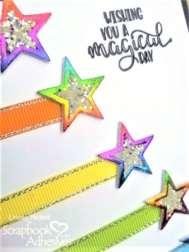 Make Your Cards Sparkle and Shine with 3D Foam Stars by Linsey Rickett for Scrapbook Adhesives by 3L