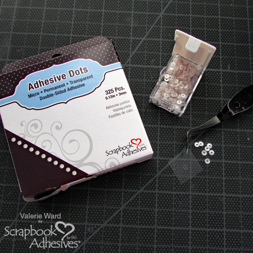 Adhesive Dots Micro and Sequins -a perfect match!