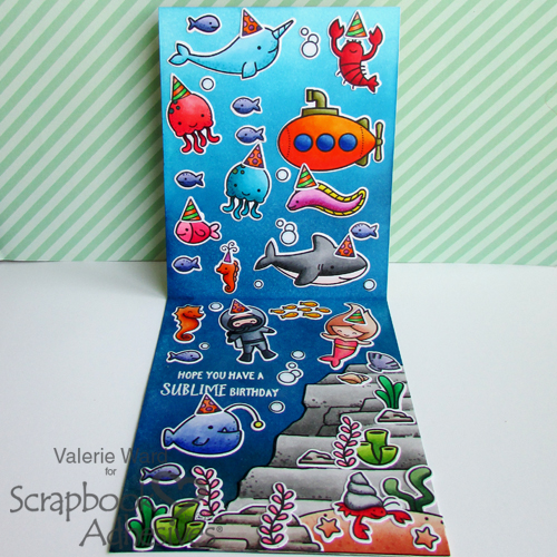 Sublime Birthday Card by Valerie Ward for Scrapbook Adhesives by 3L