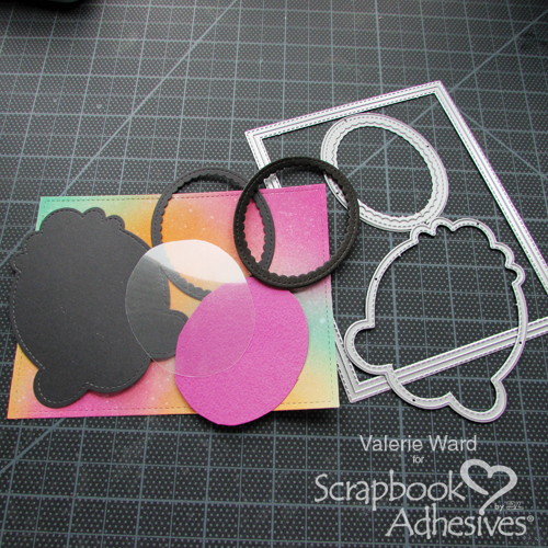 Halloween Shaker Card Tutorial by Valerie Ward for Scrapbook Adhesives by 3L