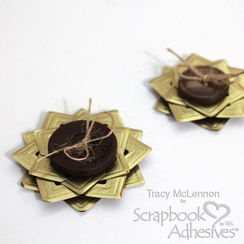 Creative Photo Corner Sunflowers by Tracy McLennon for Scrapbook Adhesives by 3L 
