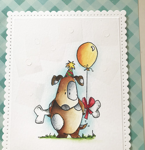 Cute Birthday Card with Adhesive Dots by Yvonne van de Grijp for Scrapbook Adhesives by 3L