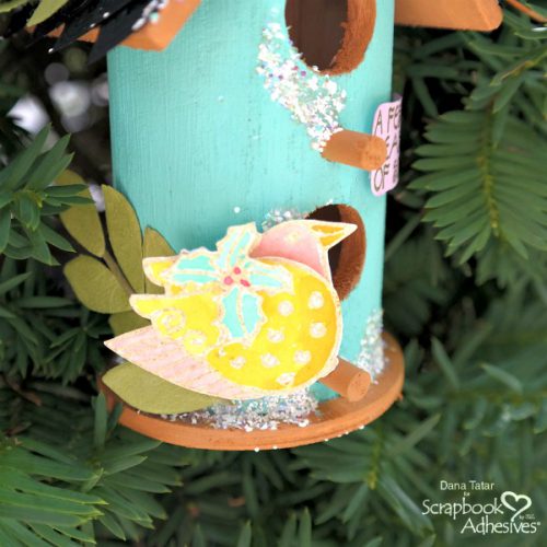 Holiday Cheer with Stampendous - Day 2 Holiday Bird House Ornament by Dana Tatar for Scrapbook Adhesives by 3L