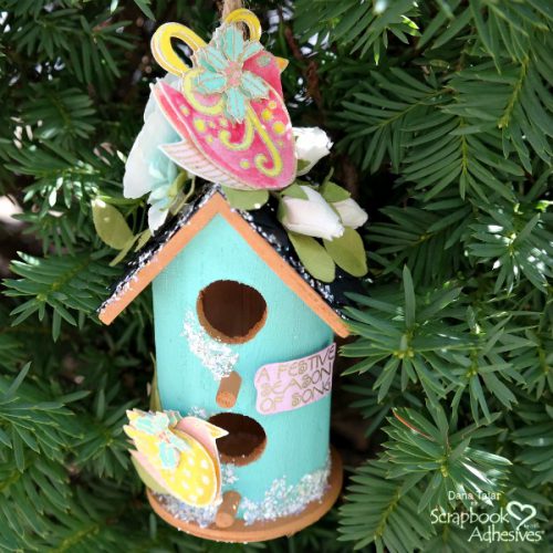 Holiday Cheer with Stampendous - Day 2 Holiday Bird House Ornament by Dana Tatar for Scrapbook Adhesives by 3L