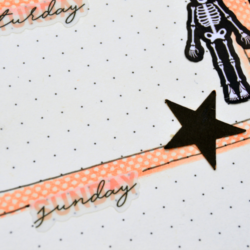 Repositionable Adhesives in a Bullet Journal by Christine Meyer for Scrapbook Adhesives by 3L