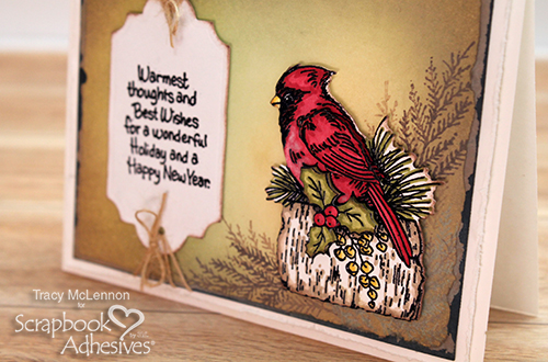 Card Making Merriment with Stampendous - Day 4 Warmest Thoughts by Tracy McLennon for Scrapbook Adhesives by 3L