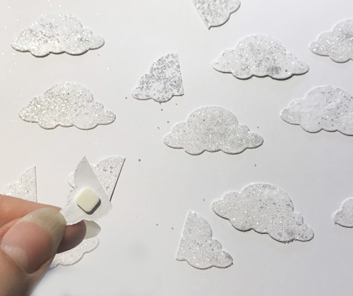 Up in the Clouds with Adhesive Sheets by Yvonne van de Grijp for Scrapbook Adhesives by 3L