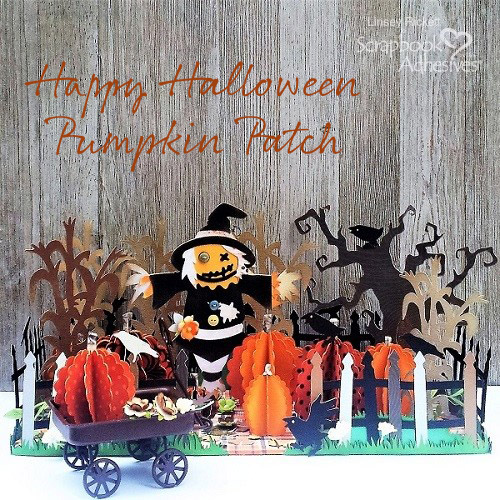 Happy Halloween Pumpkin Patch by Linsey Rickett for Scrapbook Adhesives by 3L