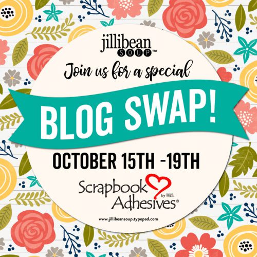 Scrapbook Adhesives by 3L Blog Swap and Giveaway Week with JilliBean Soup (10/15 - 19/18) Logo