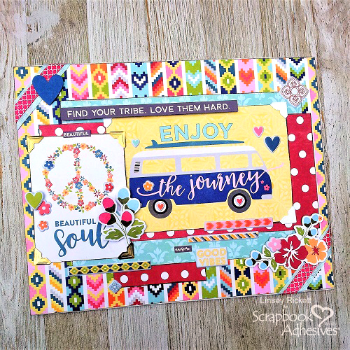 Creative Bohemian Vibe and Jillibean Soup by Linsey Rickett for Scrapbook Adhesives by 3L