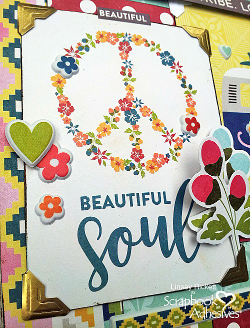 Creative Bohemian Vibe and Jillibean Soup by Linsey Rickett for Scrapbook Adhesives by 3L