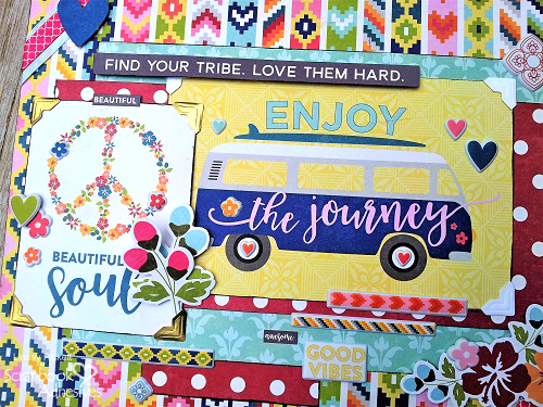 Creative Bohemian Vibe and Jillibean Soup by Linsey Rickett for Scrapbook Adhesives by 3L