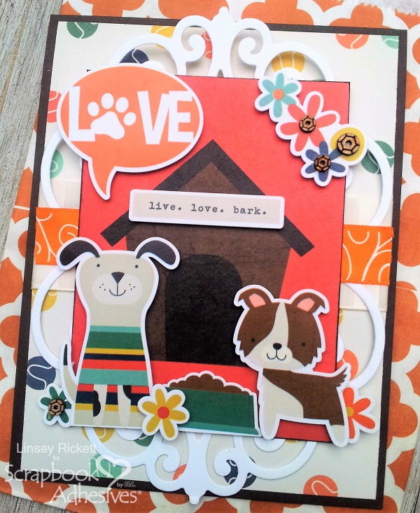 Furry Friends Card Duo, Quick and Easy by Linsey Rickett for Scrapbook Adhesives by 3L