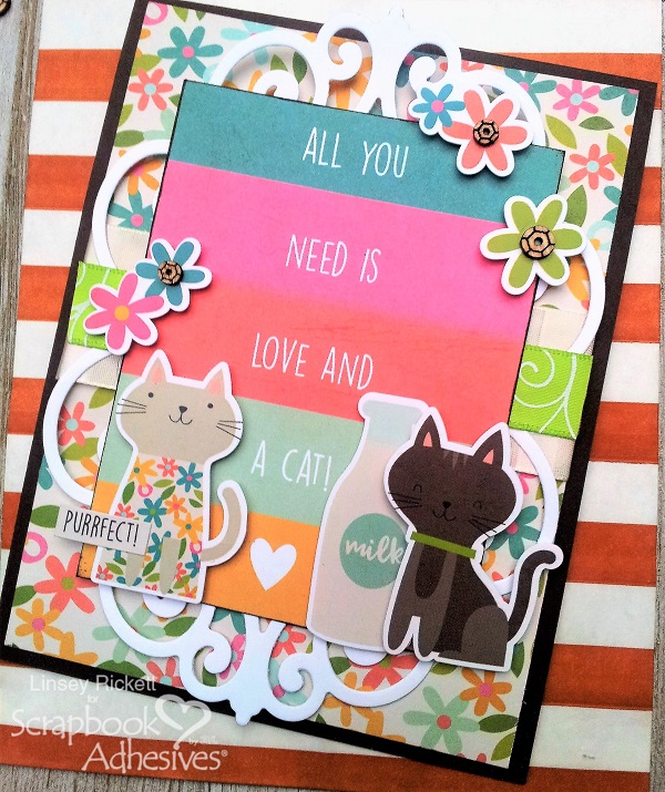 Furry Friends Card Duo, Quick and Easy by Linsey Rickett for Scrapbook Adhesives by 3L