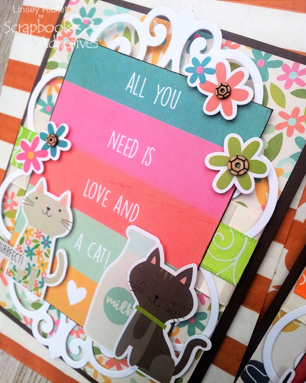 Furry Friends Card Duo, Quick and Easy by Linsey Rickett for Scrapbook Adhesives by 3L