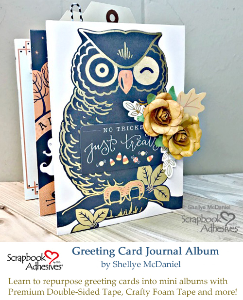 Pinterest Greeting Card Journal Album by Shellye McDaniel for Scrapbook Adhesives by 3L