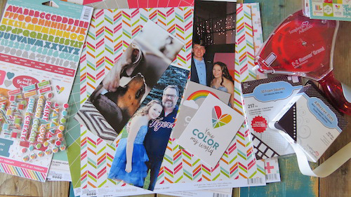 Color Full Week with Jillibean Soup Color Full Scrapbook Page by Shannon Morgan for Scrapbook Adhesives by 3L