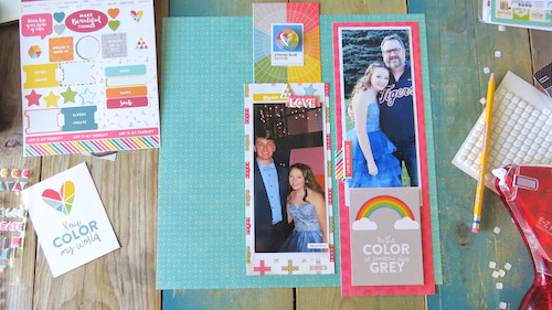 Color Full Week with Jillibean Soup Color Full Scrapbook Page by Shannon Morgan for Scrapbook Adhesives by 3L