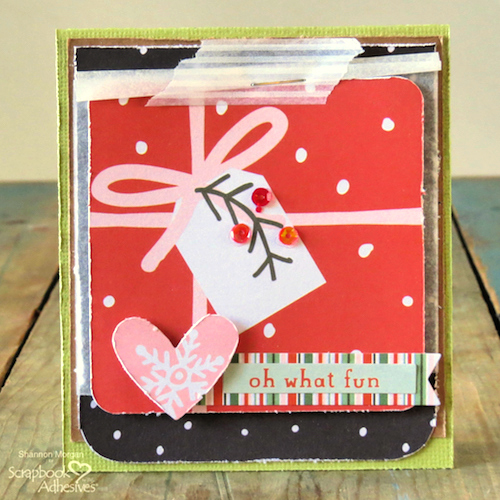 Oh What Fun Christmas Card Set Tutorial by Shannon Morgan for Scrapbook Adhesives by 3L