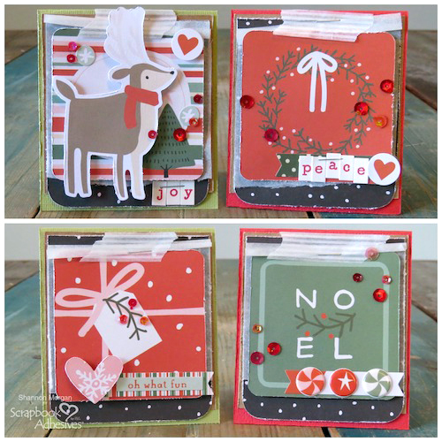 Oh What Fun Christmas Card Set Tutorial by Shannon Morgan for Scrapbook Adhesives by 3L