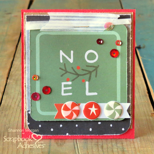 Oh What Fun Christmas Card Set Tutorial by Shannon Morgan for Scrapbook Adhesives by 3L
