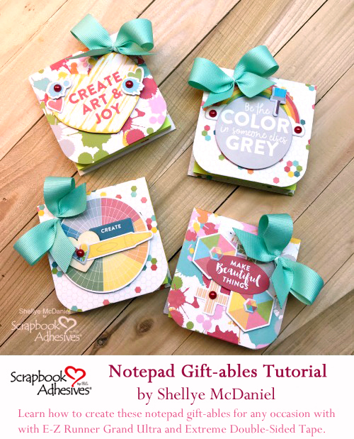 Covered Notepad Gift-ables by Shellye McDaniel for Scrapbook Adhesives by 3L