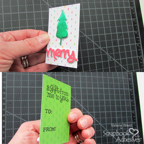 Shiny Holiday Tags by Valerie Ward for Scrapbook Adhesives by 3L