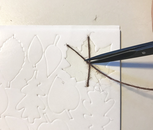 3D Foam Leaves Thanksgiving Card by Yvonne van de Grijp for Scrapbook Adhesives by 3L