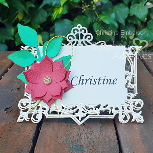 Holiday Place Card Tutorial by Christine Emberson for Scrapbook Adhesives by 3L