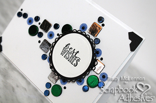 Mosaic Card Using 3D Foam Squares and Circles by Tracy McLennon for Scrapbook Adhesives by 3L