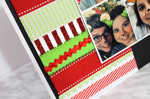 Glorious Ribbon Border using Adhesive Sheets by Tracy McLennon for Scrapbook Adhesives by 3L