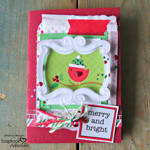 Merry and Bright Christmas Card Set by Shannon Morgan for Scrapbook Adhesives by 3L